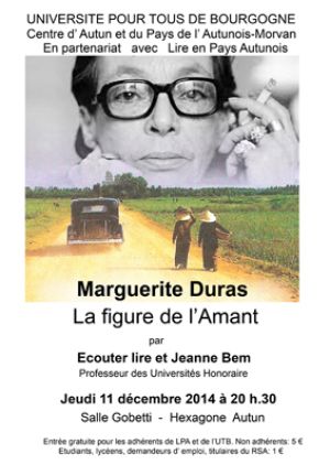 image : Marguerite Duras : la figure de l’amant