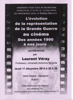 image : La représentation de la Grande Guerre au cinéma des années 1990 à nos jours