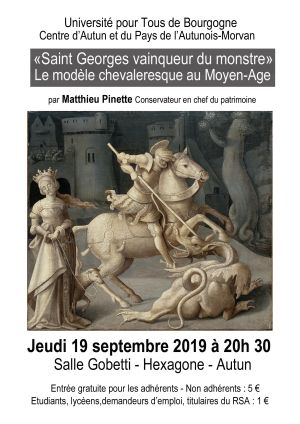 image : Saint Georges vainqueur du monstre : le modèle chevaleresque au Moyen-Age
