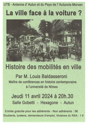 image : La ville face à la voiture ? Histoire des mobilités en ville