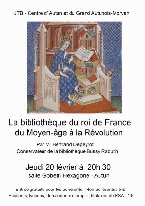 image : La bibliothèque du roi de France, du Moyen-âge à la Révolution