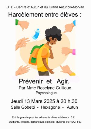 image : Harcèlement entre élèves, prévenir et agir